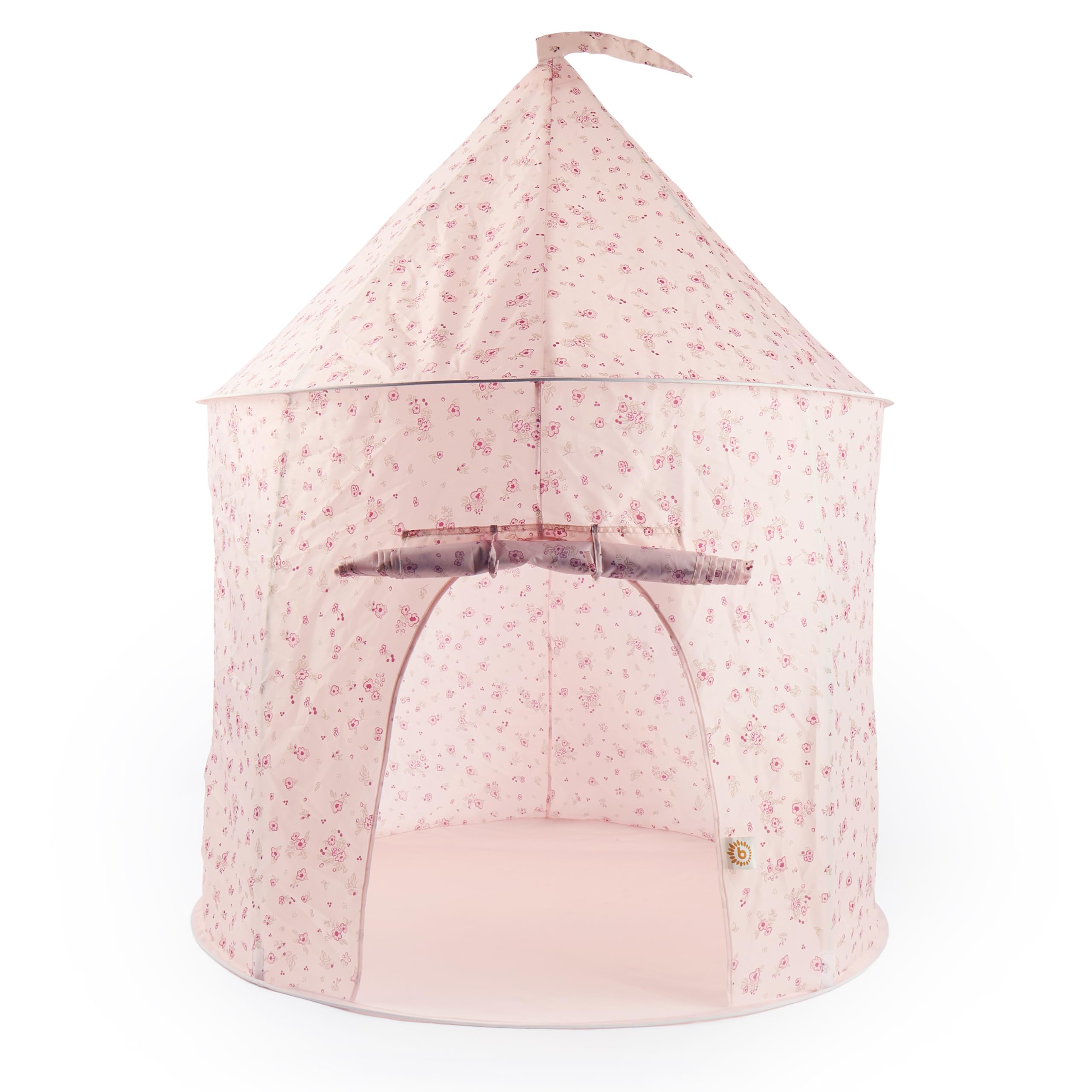 Bieco Dreamy Flowers Pop Up Kids Tent | Princess Tent for Kids | Girls Play Tent | Princess Tent | Ball Pool | Kids Tent for Girls