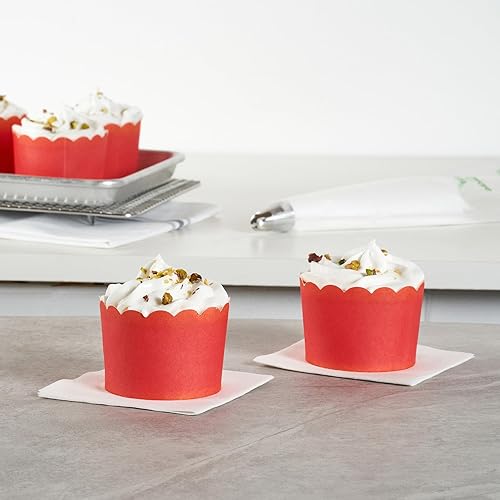 Miniatura 453 de Restaurantware Panificio Premium - Taza de papel Kraft de 10 onzas para hornear, tazas de papel para hornear, perfectas para magdalenas, cupcakes