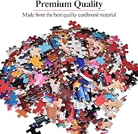 Vista 3 de HUADADA Rompecabezas para adultos de 1000 piezas, entrelazado de estantería perfectamente sin polvo, decoración del hogar, fiesta de cumpleaños