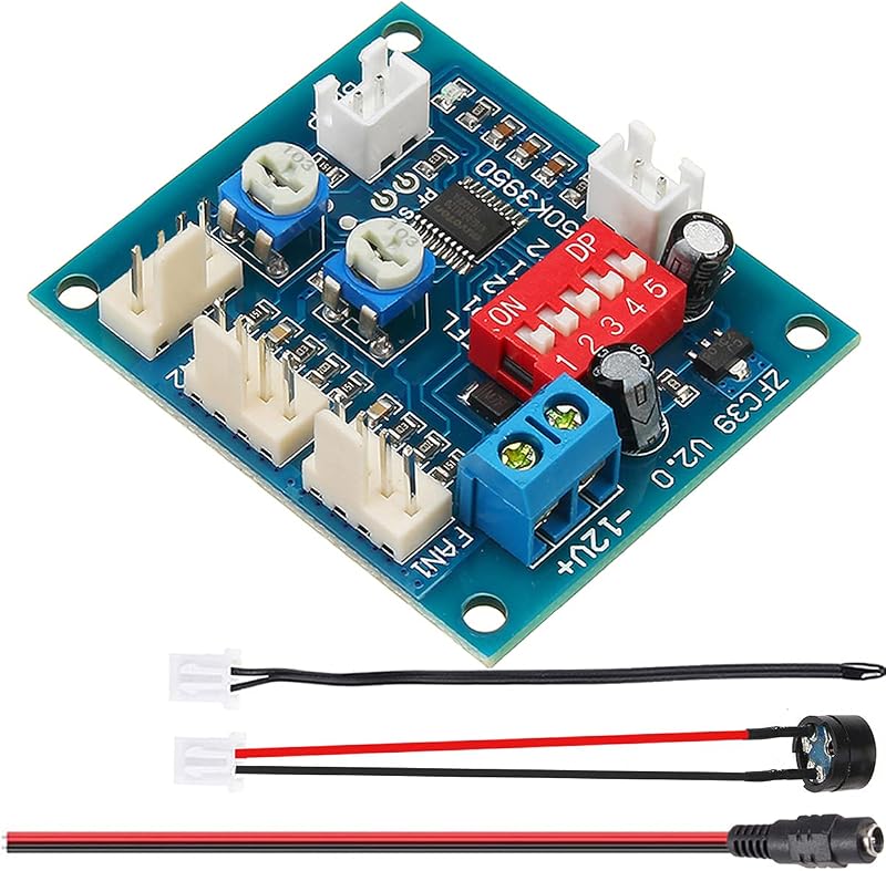 Youmile 12V PWM Ventilátor Sebességszabályozó Modul PC Hűtéshez