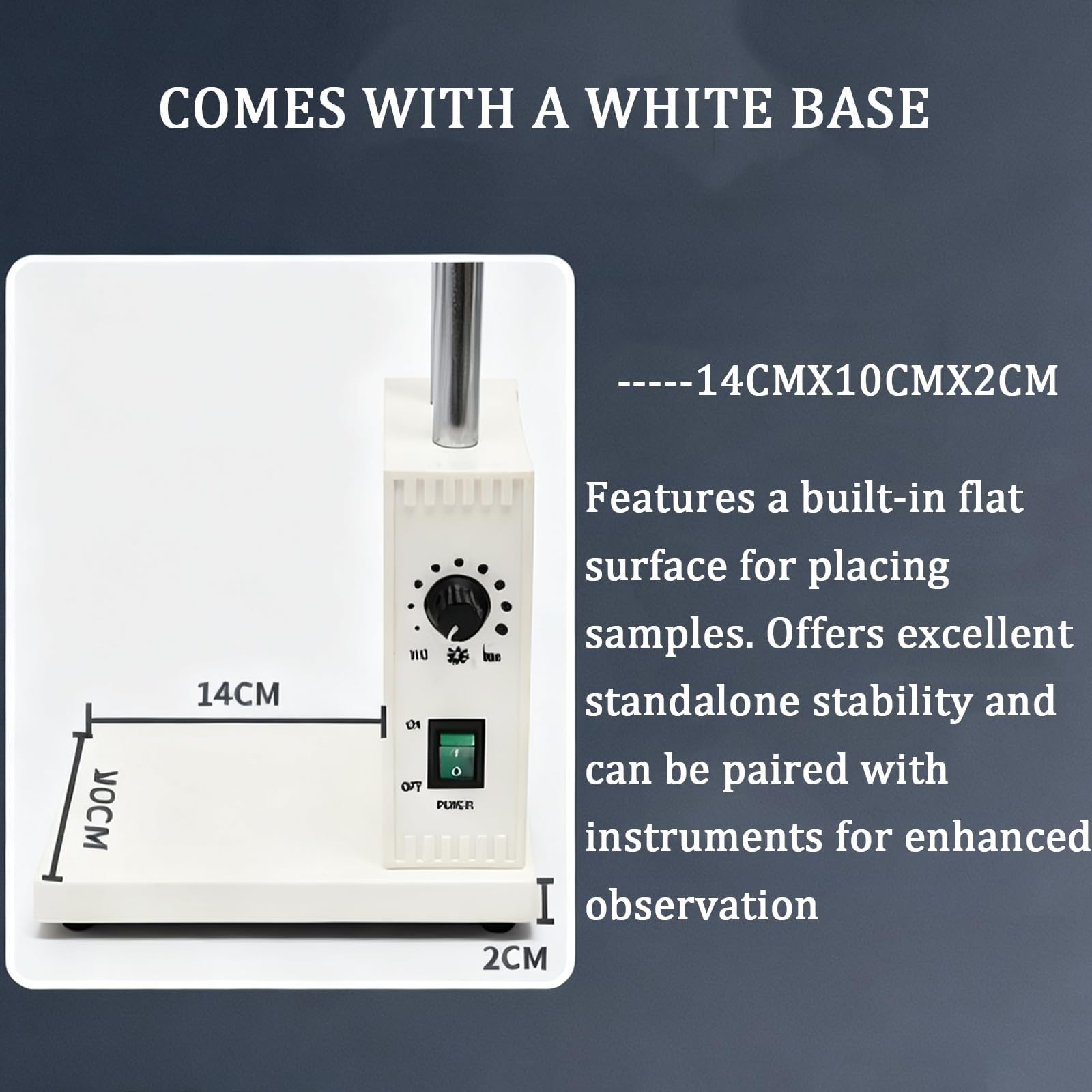 Iluminador de fibra óptica para microscopio, lámpara LED de doble cuello de cisne para microscopio industrial con ángulo y brillo ajustables, fuente de luz LED puntual de 6000 K