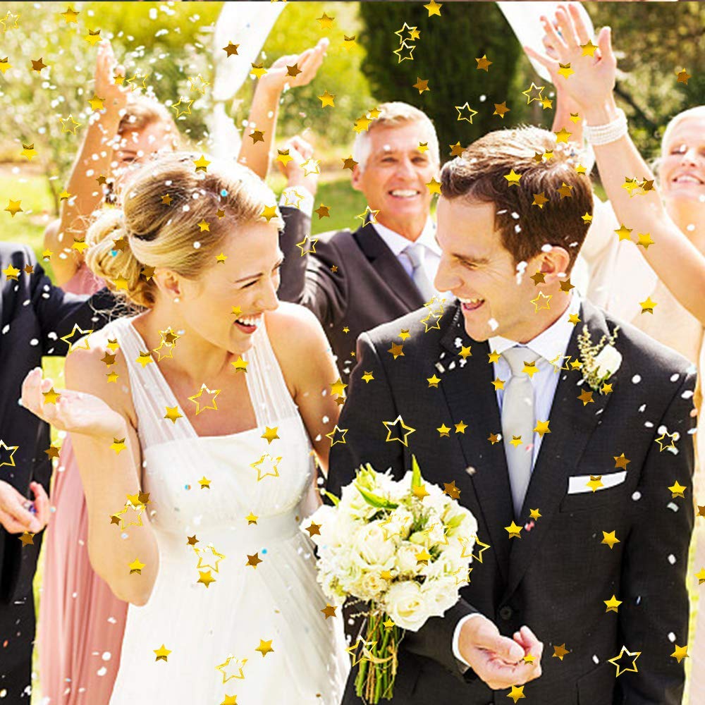 200 coriandoli glitterati per feste di compleanno baby shower