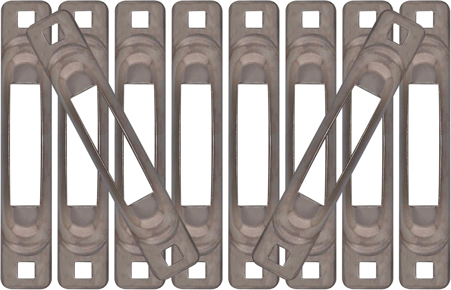 Zinc SNAP-LOC E-Track Single Strap Anchor 10-Pack, Logistic Tie-Down for Pickups, Trucks, Trailers