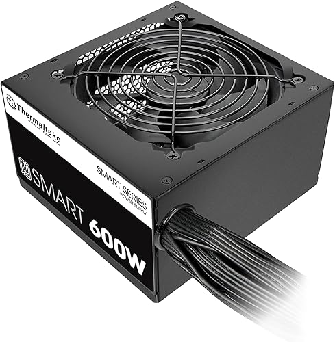 Miniatura 6 de Thermaltake SMART 600W ATX 12V V2.3EPS 12V 80 Plus Fuente de alimentación PFC activa certificada PS-SPD-0600NPCWUS-W
