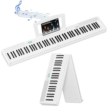 Amazon | TERENCE 電子ピアノ 88鍵盤 折り畳み タッチレスポンス