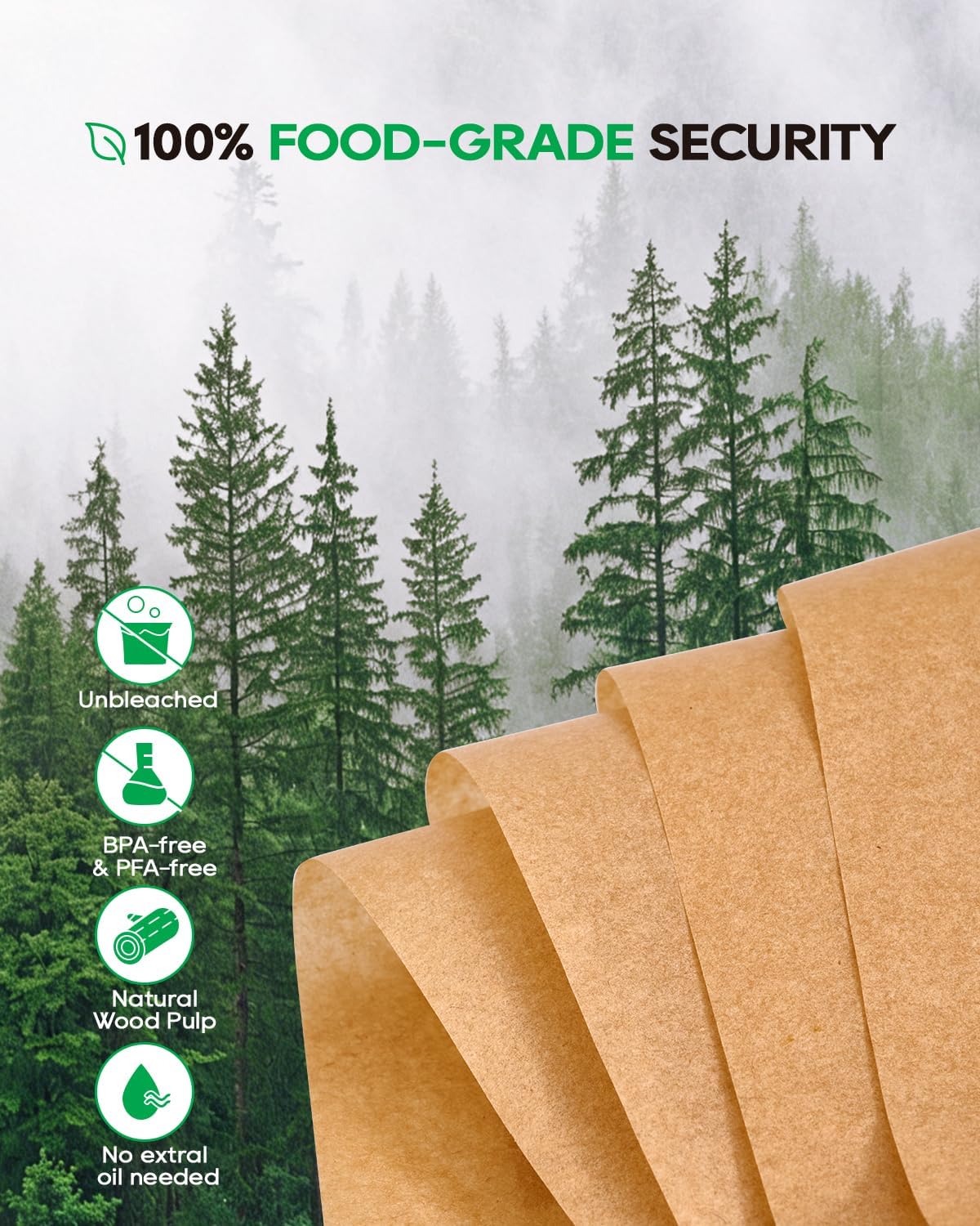 40GSM Pop-Up Parchment Paper Sheets, Precut Deli Paper Sheet, 9x13" 200pcs