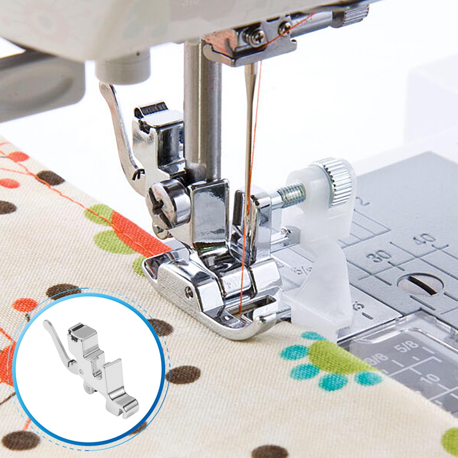 Low Shank Snap On Open Toe Foot Appliqué Sewing Machine