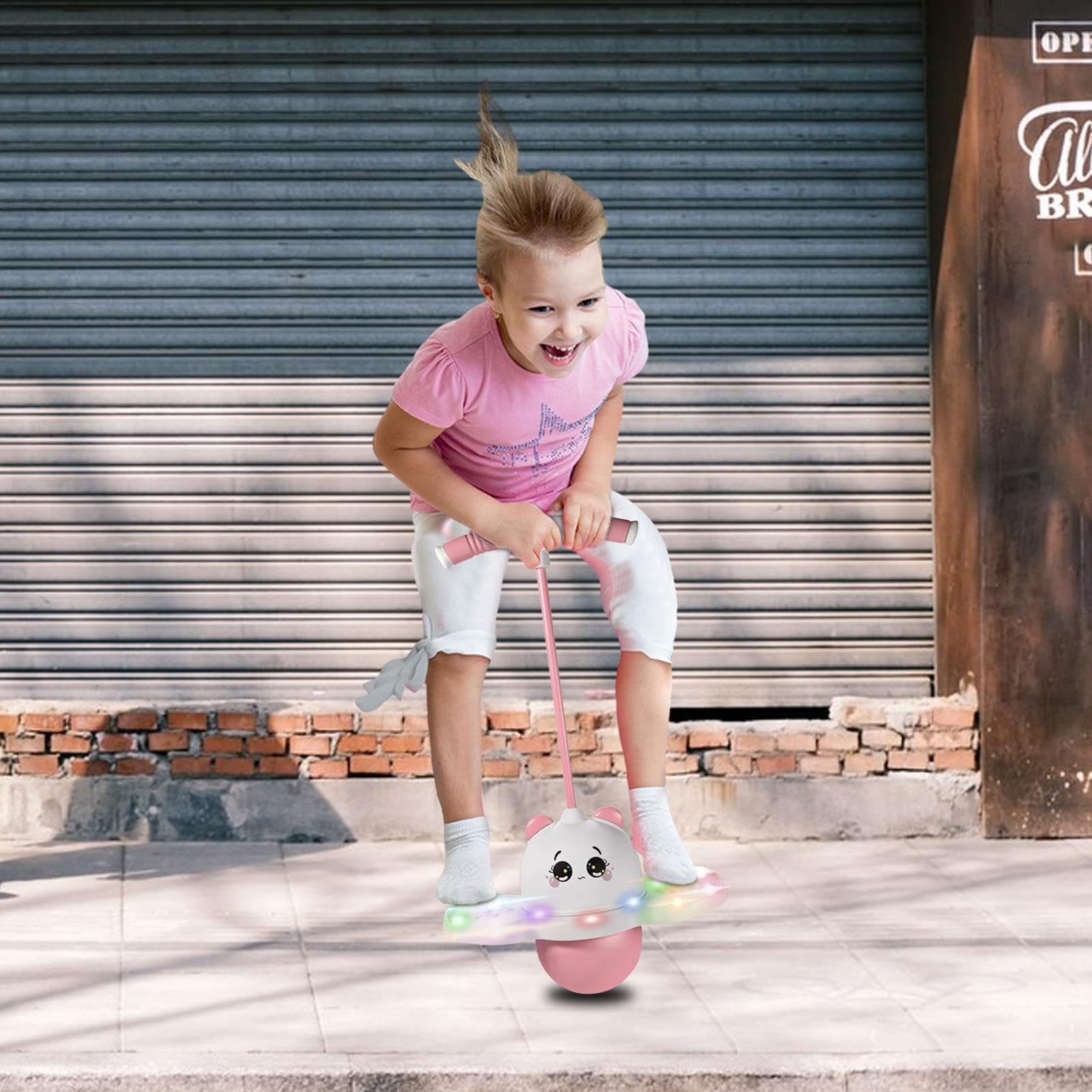 Balance Board Board Jumper, Jumping Trick Ball para niños Bola de salto de