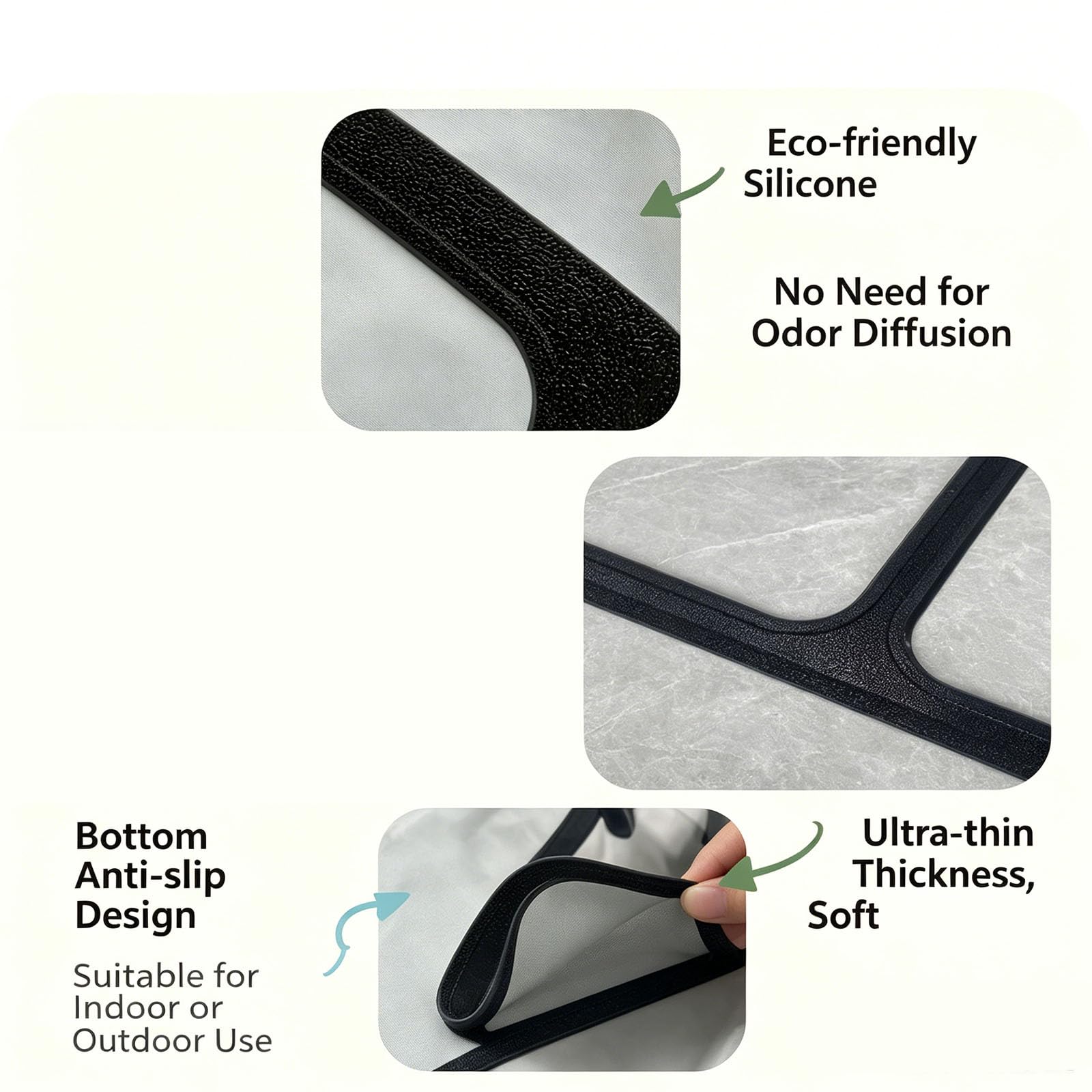Set di 5 scalette per agilità in silicone per esercizi di movimento rapido e coordinazione in sport, fitness, atletica, allenamento