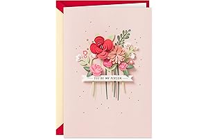 Hallmark Signature Romantic Valentines or Birthday Card for Husband, Wife, Boyfriend, Girlfriend