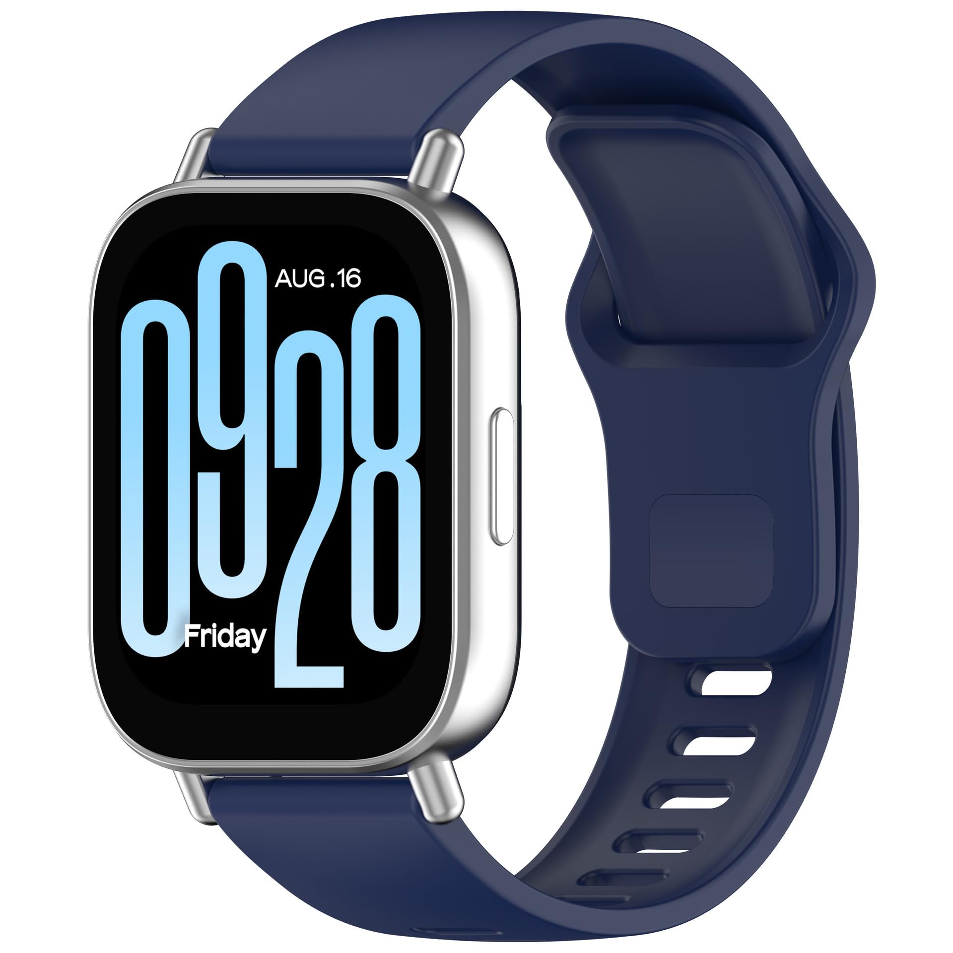 Tobfit Solicone Strap Compatible with Redmi Watch 5 Active, Sport Waterproof Replacement Strap for Redmi Watch 5 Lite/Active band-picture-24