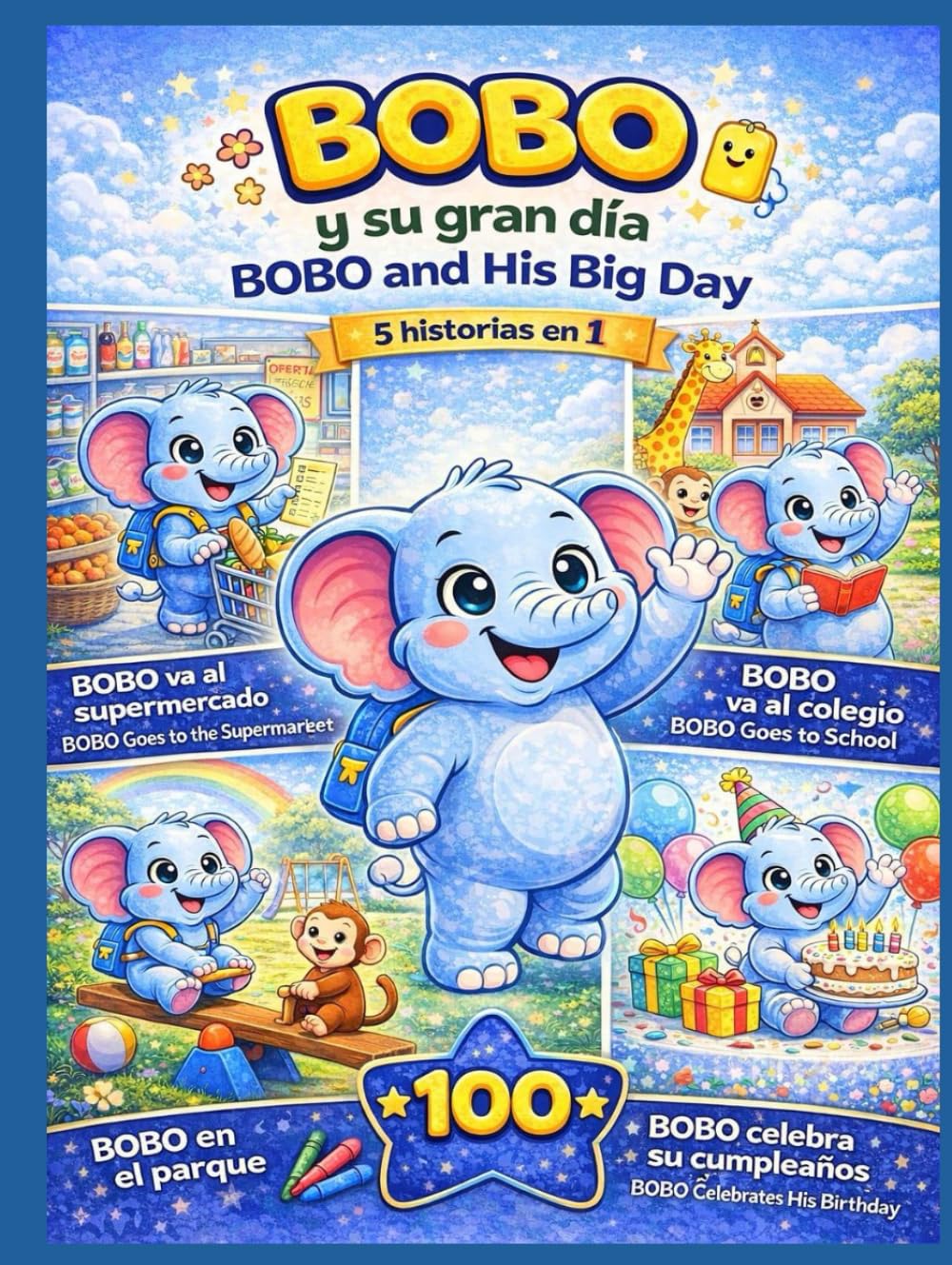 BOBO AND HIS BIG DAY - PREMIUM: Coloring with BOBO - Special edition - 5 Chapters