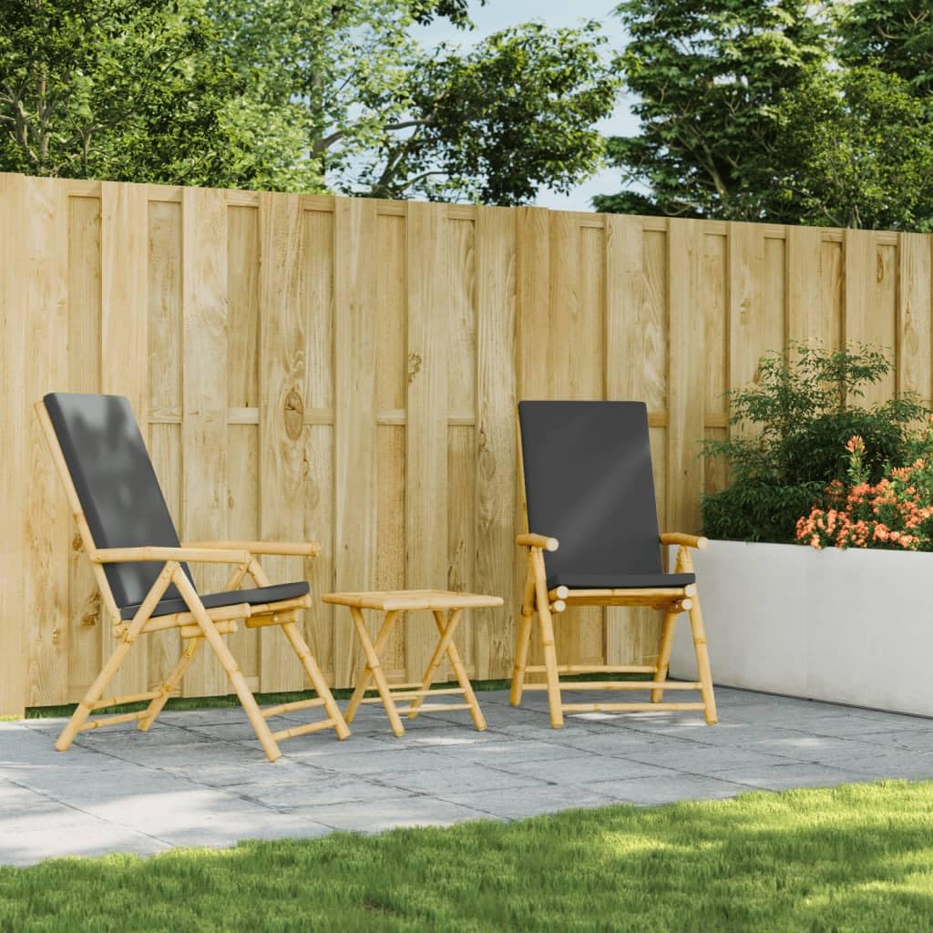 Mesa de jardín plegable de bambú de 45 x 45 x 45 cm, diseño moderno, resistente y duradero, pequeña mesa auxiliar al aire libre para terraza, jardín, camping y balcón