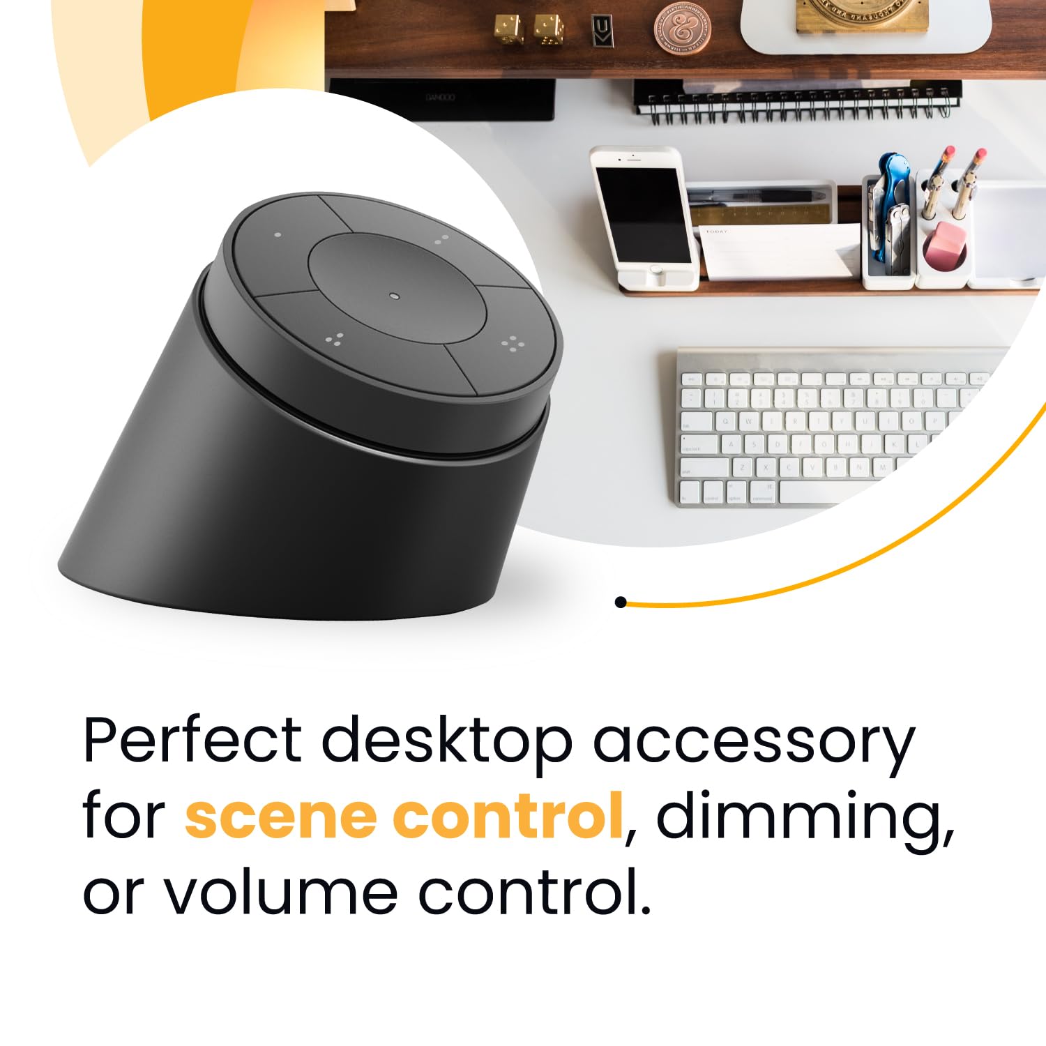 Smart Scene Switch with 5 Buttons and rotating wheel, compatible with Home Assistant and other major Zigbee hubs - Image 4