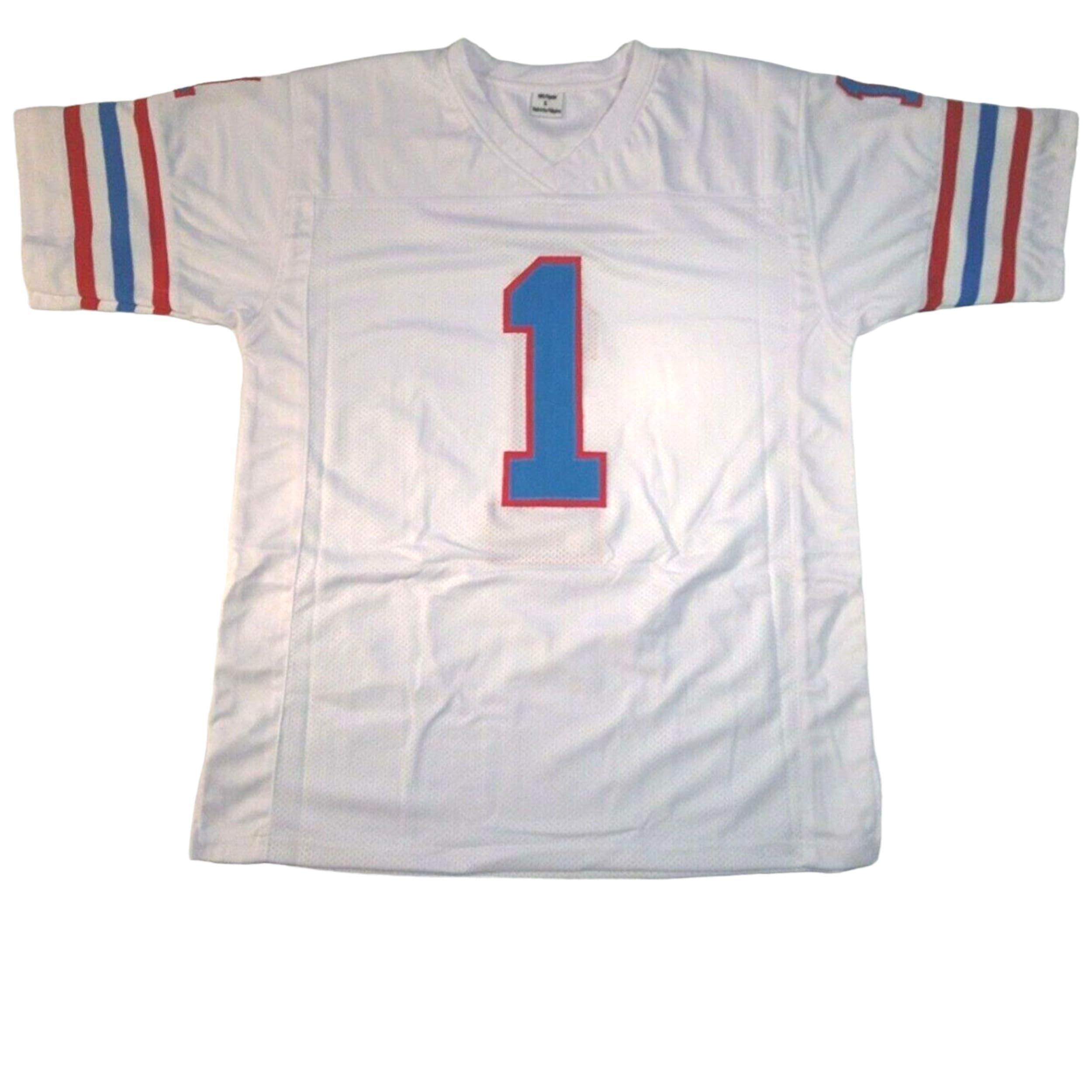 Generic Warren Moon White Jersey Stitched Custom Football New No Brand/Logos (US, Alpha, 3X-Large, Regular, Regular, White)