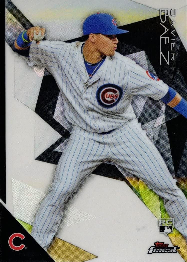 2015 Topps Finest Baseball Refractor #44 Javier Baez Rookie Card