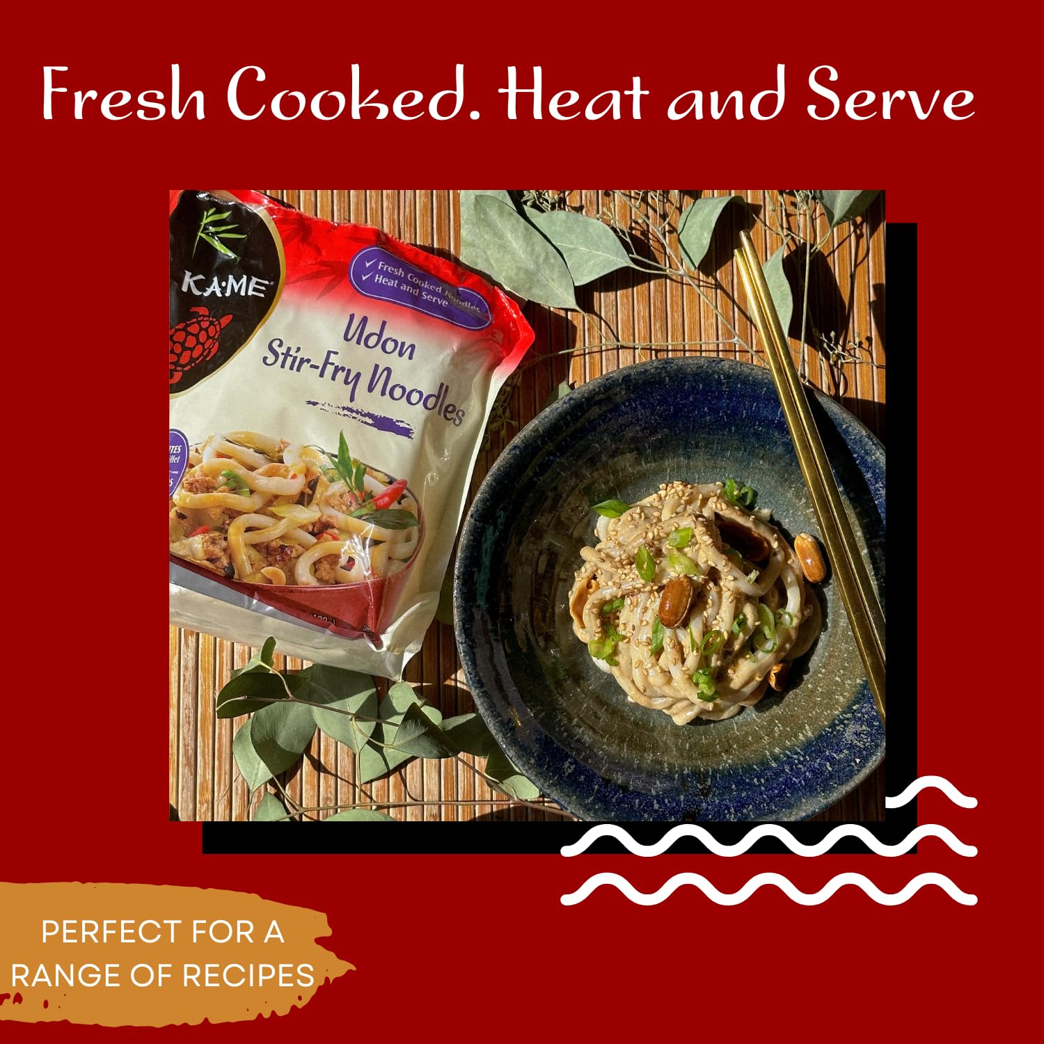 Amazon.com : Ka Me Noodle Stir Fry Udon, 14.2 oz : Udon Noodles