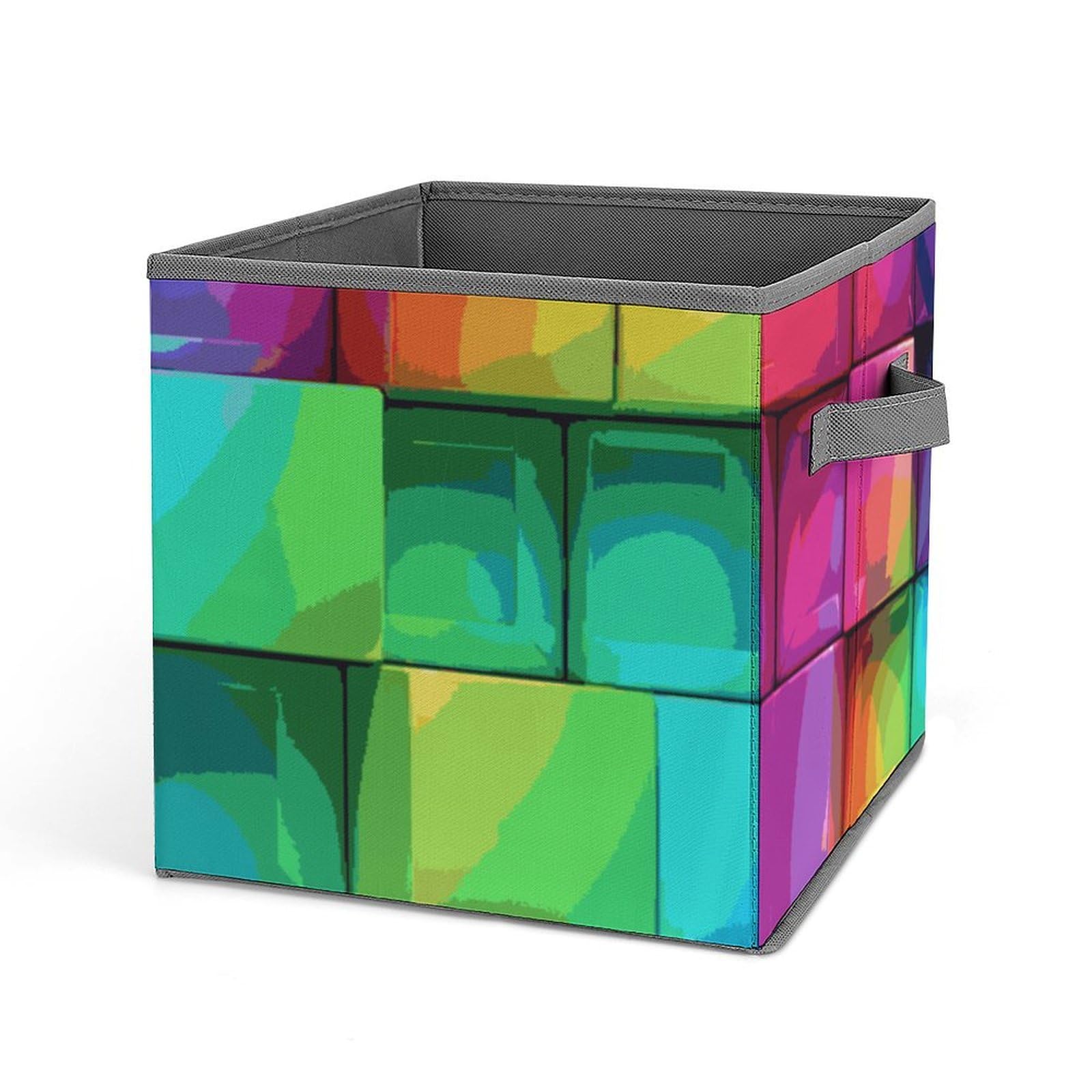 Bacs de rangement pliables en tissu pour vêtements et armoire
