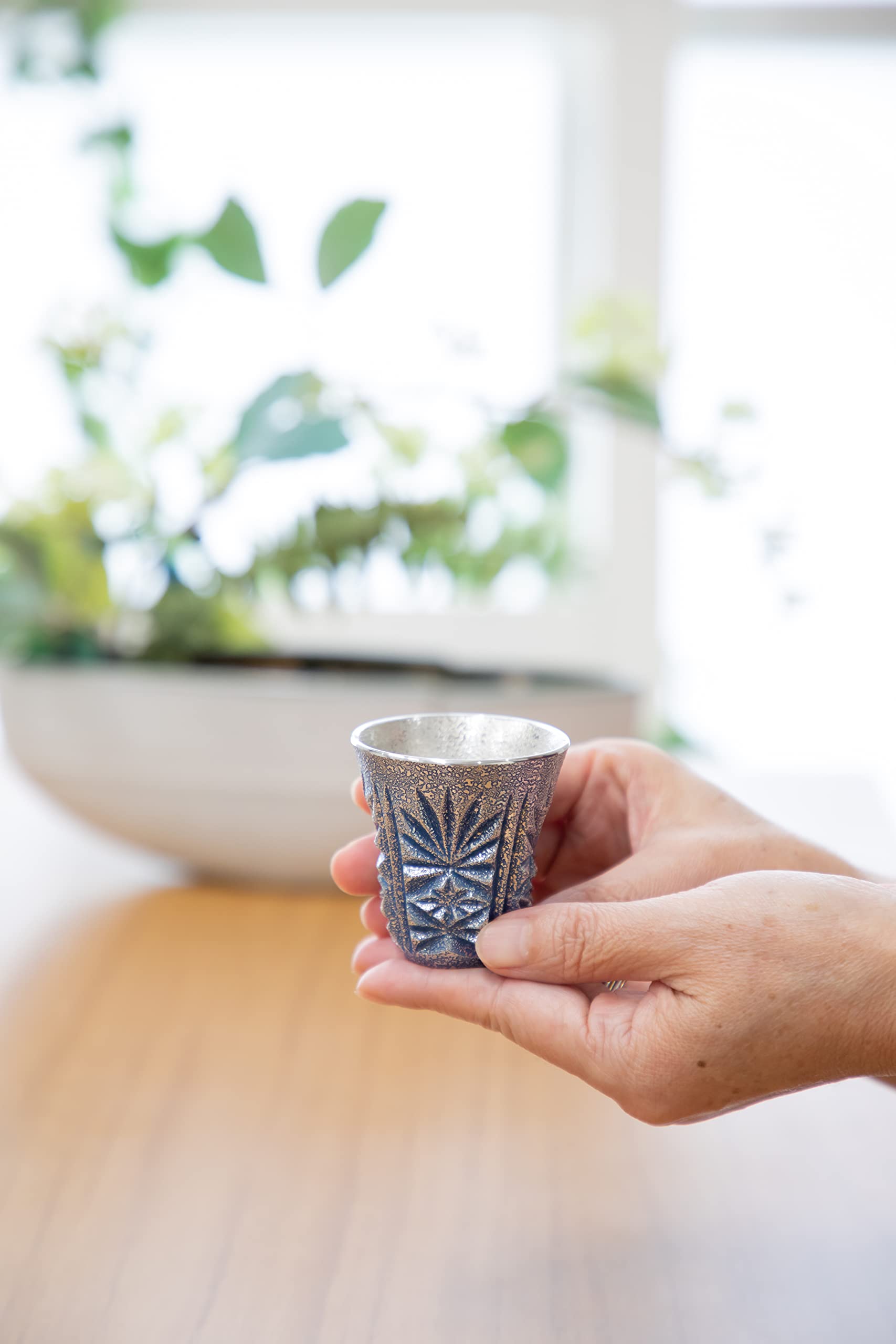 Amazon.co.jp: 薩摩錫器工芸館 薩摩錫器 切子 ぐい呑み 2個