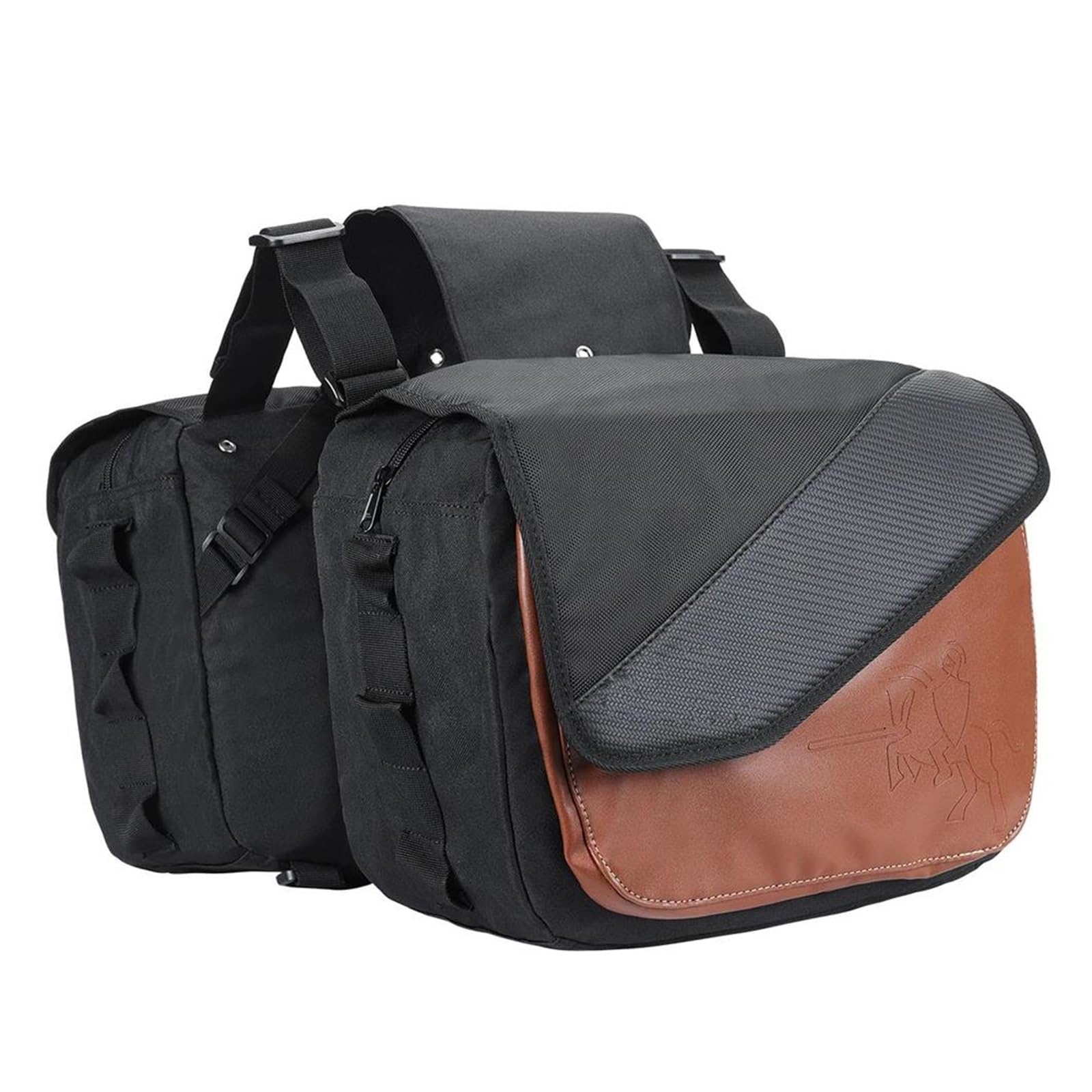 Placement Bag for Bws 125 for Vespa PU Scooter Saddle Bag Motorcycle Waterproof Panniers Box Side Tools Bag Pouch Frame Bags