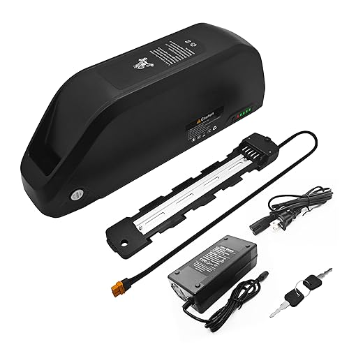 PLXNYLB 22.4AH Electric Bike Lithium Battery, Removable Ebike Battery with 3A Charger 48V Electric Bicycle Battery Pack with Waterproof Holder for 250W-2000W Motors