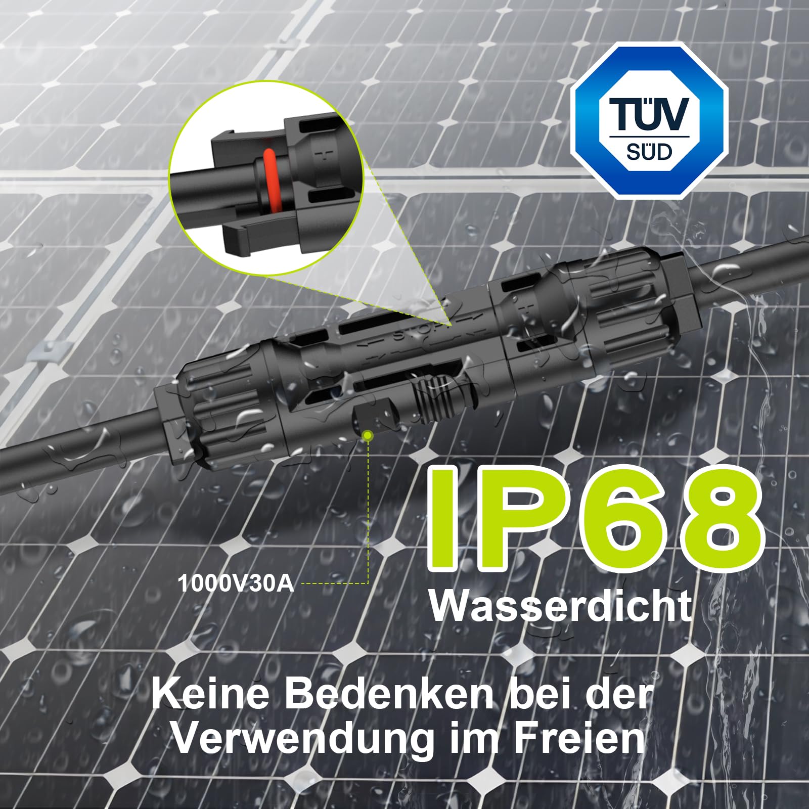 Acquistare Pannelli Fotovoltaici MXRPV 2 A 4 Connettori A Y Del Pannello Solare,6 Mm² IP68 Impermeabile Solare Pannello Cavo Connettori,Solare Fotovoltaico Connettore MF/MMFF Cavo Per Pannelli Solari