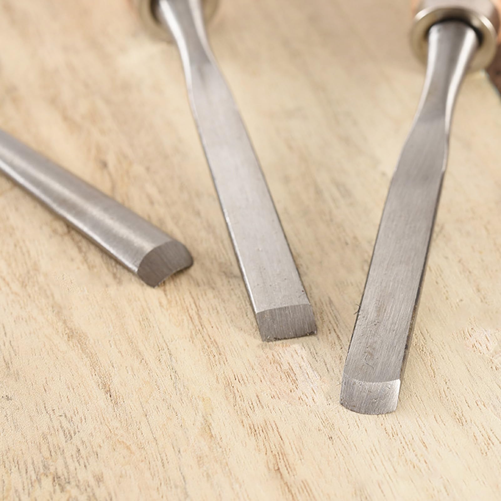 Set di 12 scalpelli professionali per legno, per modellazione, intaglio e taglio