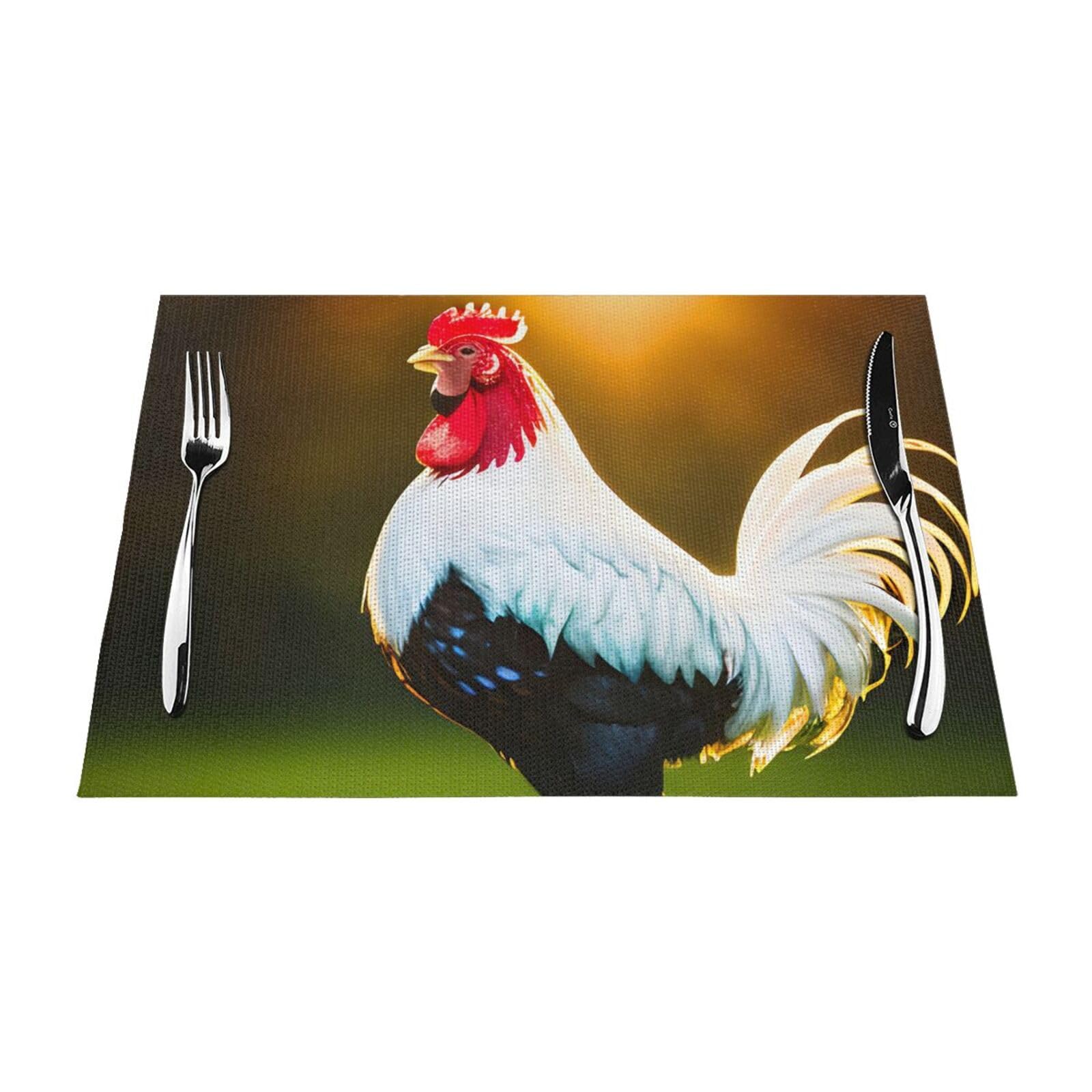 Placemats Set of 6,Table Mats Washable Placemat Decoration, Printidea1688440585138 Print