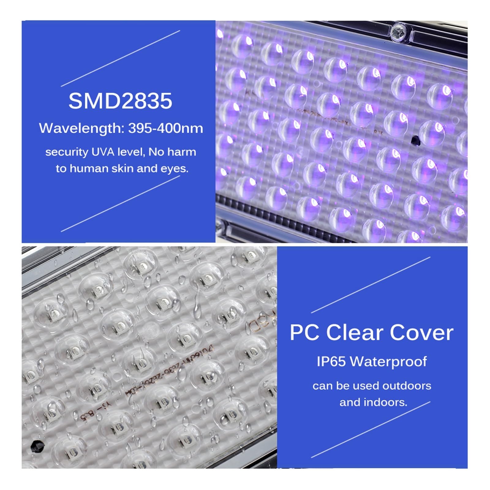 50W 100W 150W UV Światło Halonowe 395nm 400nm Ultrafioletowa Fluorescencyjna Lampa Sceniczna Do Baru Potańcówka Blacklight Garaż ogrodowy(150W With Plug)