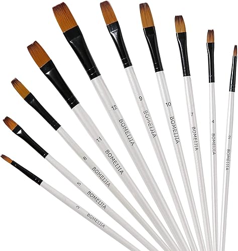 Miniatura 7 de Paint Brushes,Paint Brushes Set for Acrylic Painting,Small Paint Brush,14Pcs Oil Watercolor Acrylic Paint Brush,Artist Paintbrushes for Body Face