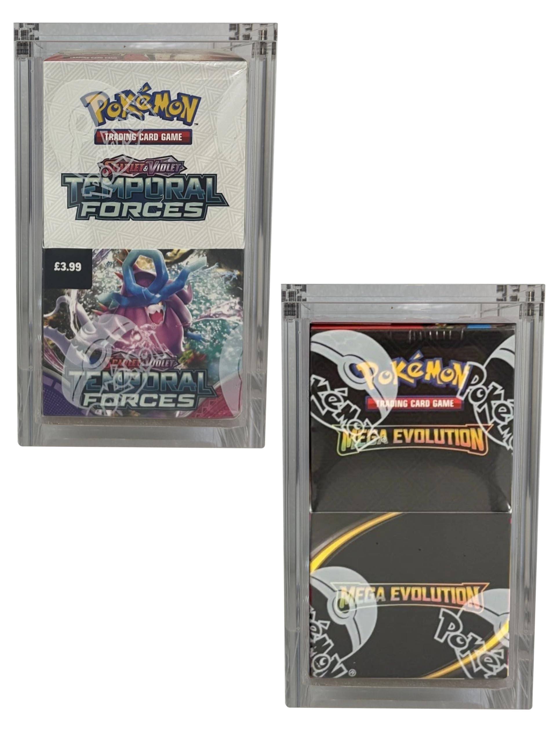 Vaulted Vortex Acrylic Case For Pokemon Half Booster Box Display Case (1  PACK) Premium Clear Protective Display Case With Magnetic Lid, Anti-UV+  Plus Stackable : Amazon.co.uk: Toys & Games