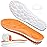 4D Cloud-Like Comfort Soles for Women - Soft Memory Foam Cushioning Insoles - Trim to Fit Steppers Insoles with Arch Support for Foot Pain Relief and Fatigue Reduction(US W 6.5-9)