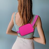Vista 86 de Riñonera cruzada para mujeres y hombres, bolsa para cinturón para senderismo con correa ajustable, riñonera para correr, entrenamiento, deportes