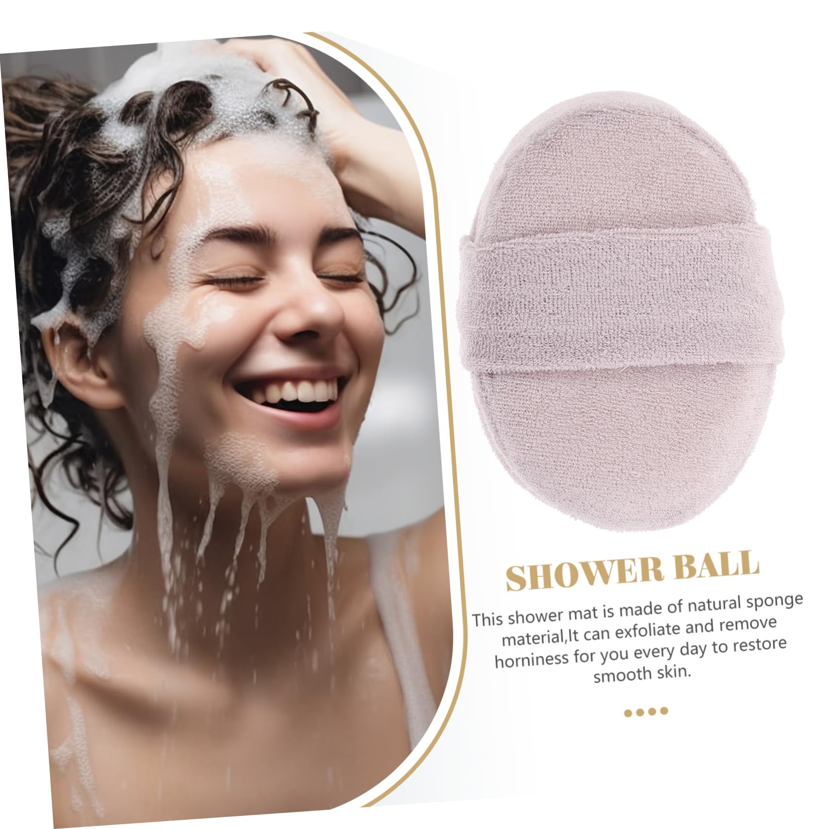 Healeved 8pezzi Guanti Esfolianti Spugna Di Luffa Naturale Per Doccia Di Spugne Scrub Per Uomo e Donna Grigio
