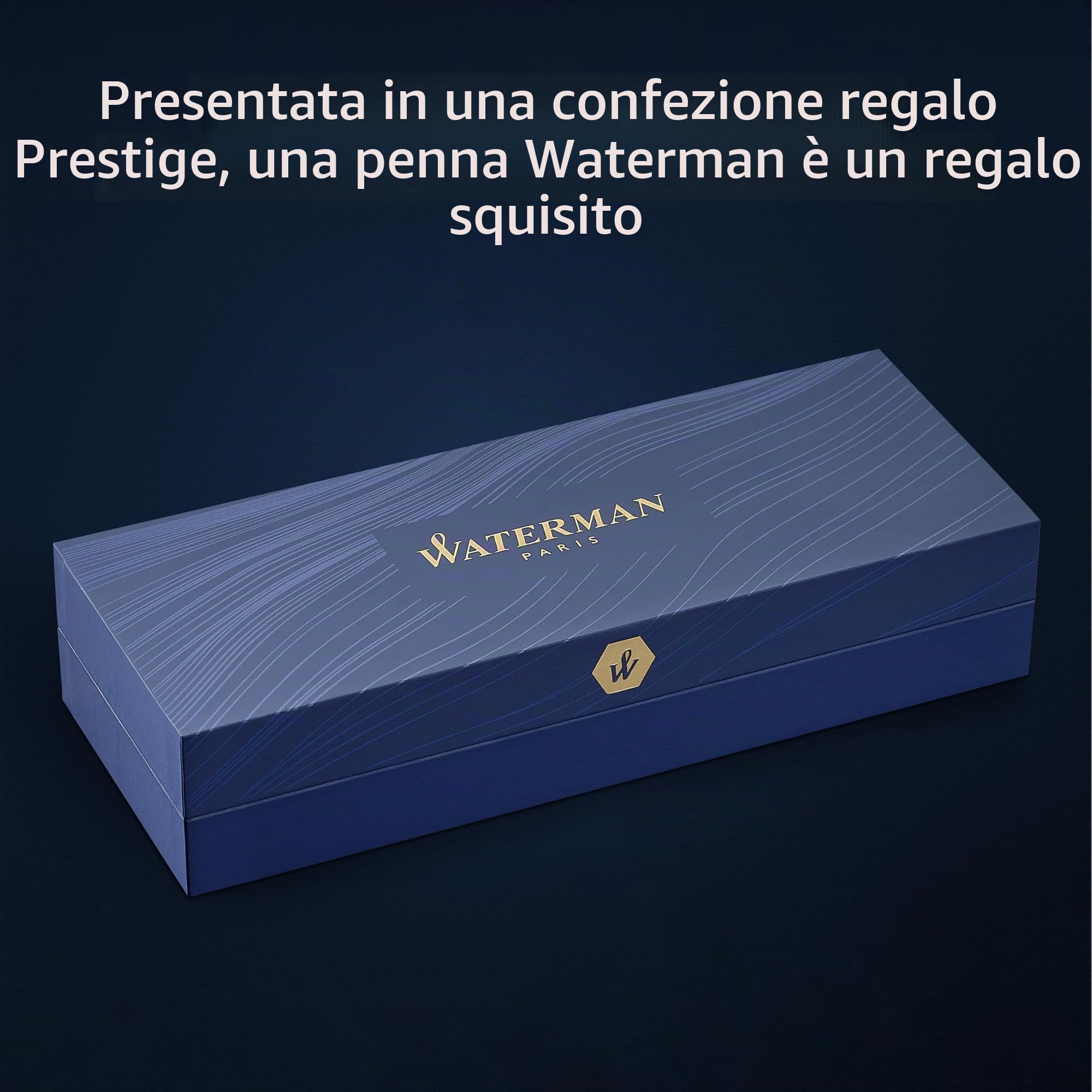 Waterman Hémisphère Penna stilografica | The Understated Edit | Grigio pietra | punta media in acciaio inossidabile | Inchiostro blu | confezione regalo