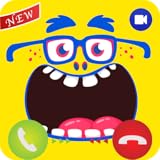 Rufen Sie das gelbe Monster an - Gefälschte Sprachtelefon-Spielanrufe UND gefälschter Chat-Simulator ID PRO - Streich keine Werbung