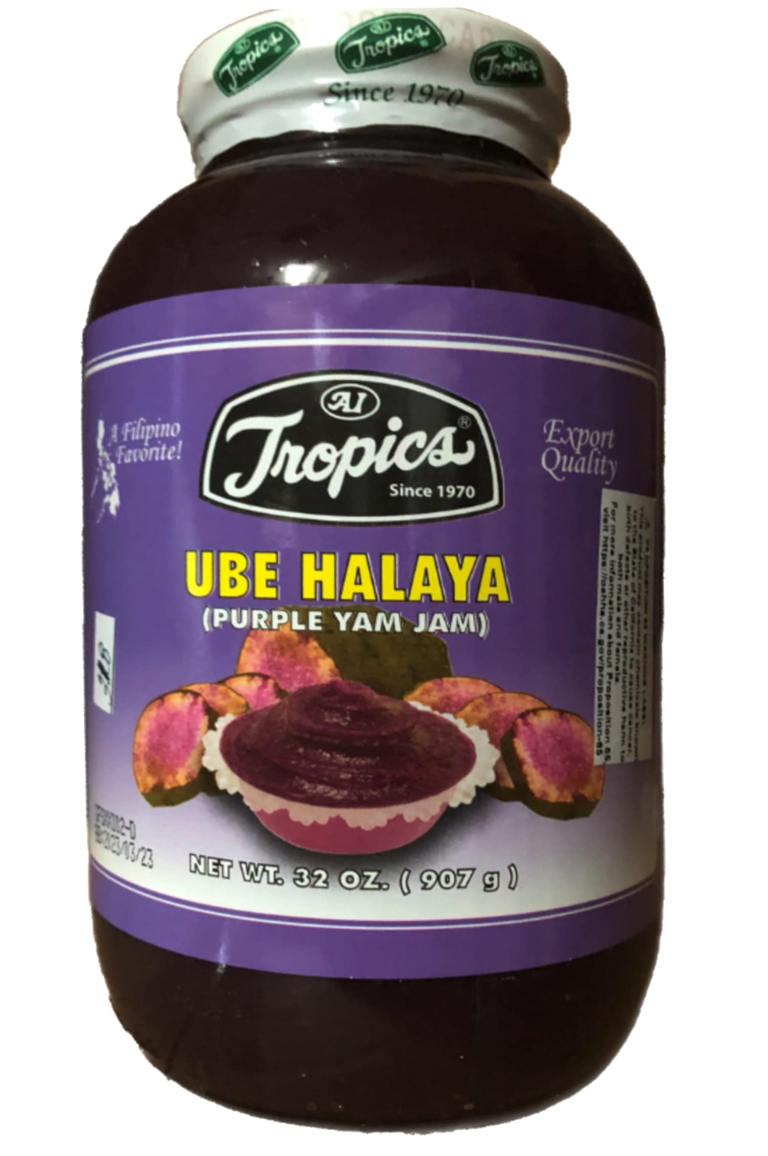 Tropics Ube Purple Yam Jam 32oz.