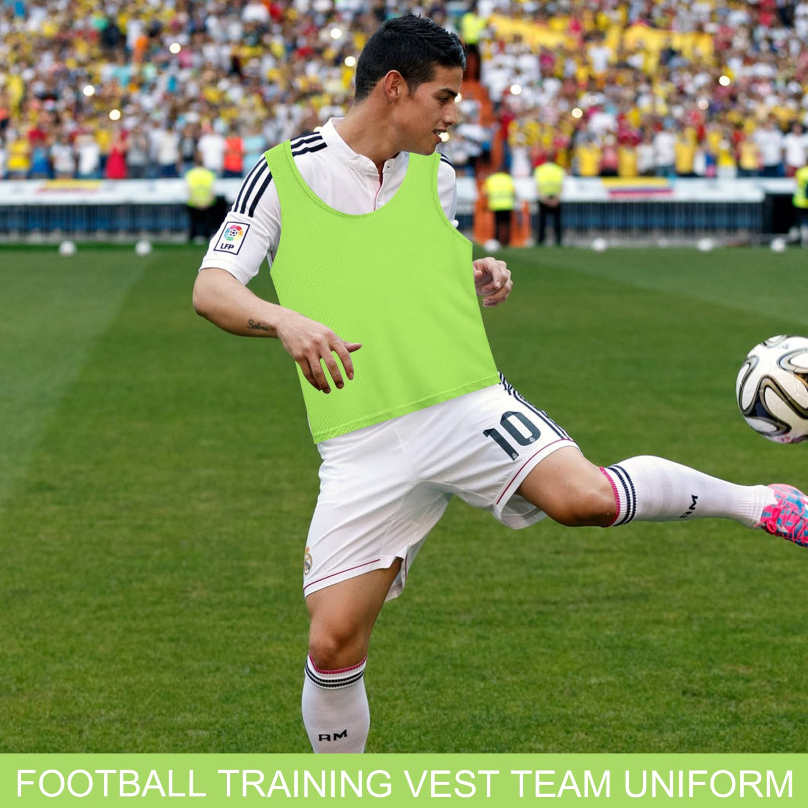 6 Pezzi Casacche da Calcio Pettorine Adulti, Pettorine per Allenamento a Squadre, Gilet da Calcio Confezione, Bavaglini da calcio Nylon Mesh, Bavaglini Sportivi per Calcio Donna Uomo