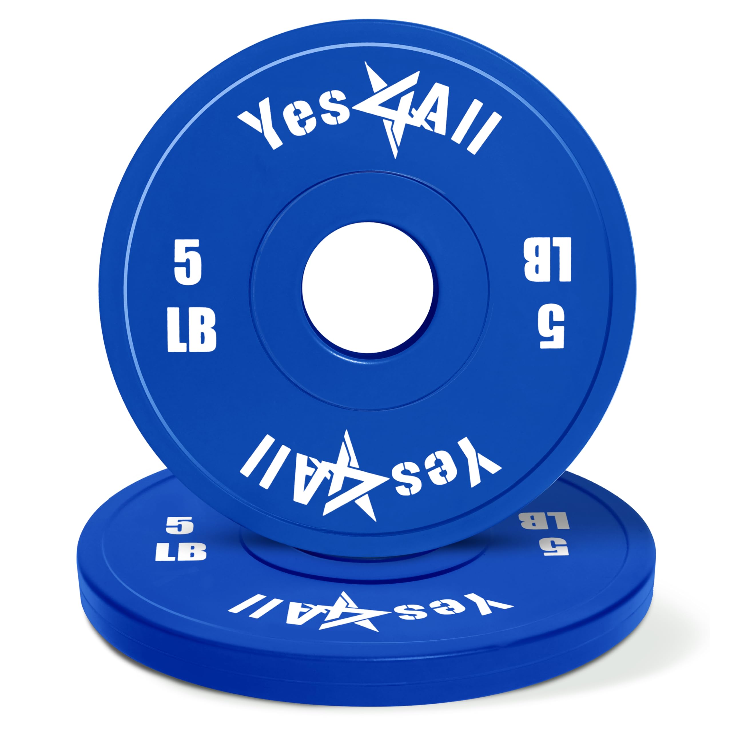 Yes4All Fractional Weight Plates Set 5LB x 2 Pair