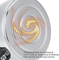 Vista 4 de Hervidor de té de acero inoxidable, tetera de estufa de 1.2L/1.5L con mango resistente al calor, para verter sobre café/tetera, calentador