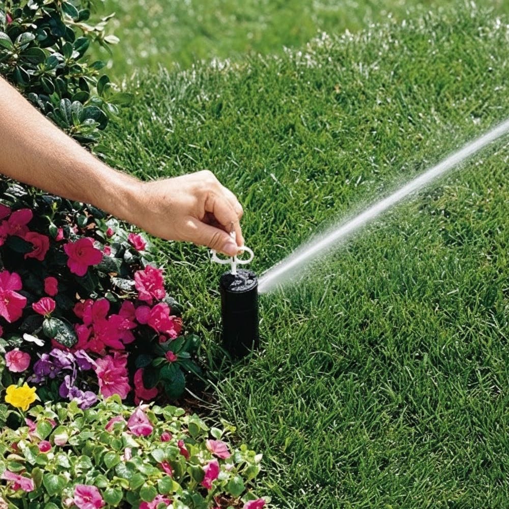 Suinga 5 stück Sprinkler Hunter PGP ADJ Rasensprenger, Reichweite 6,4 bis 15,8 m, Gewinde 3/4 Zoll