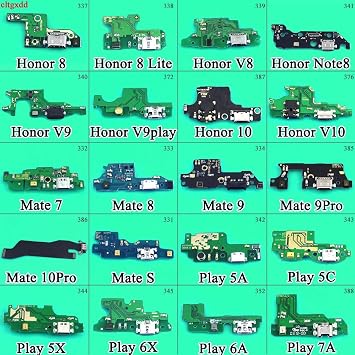Davitu Electrical Equipments Supplies - cltgxdd 1PCS USB Charging Board Flex Cable For Huawei Honor 8Lite V8 V9 V10 Note8 Play 5A 5C 5X 6A 6X 7A Mate 7 8 9 10Pro S - (Color: Meta 10 Pro)
