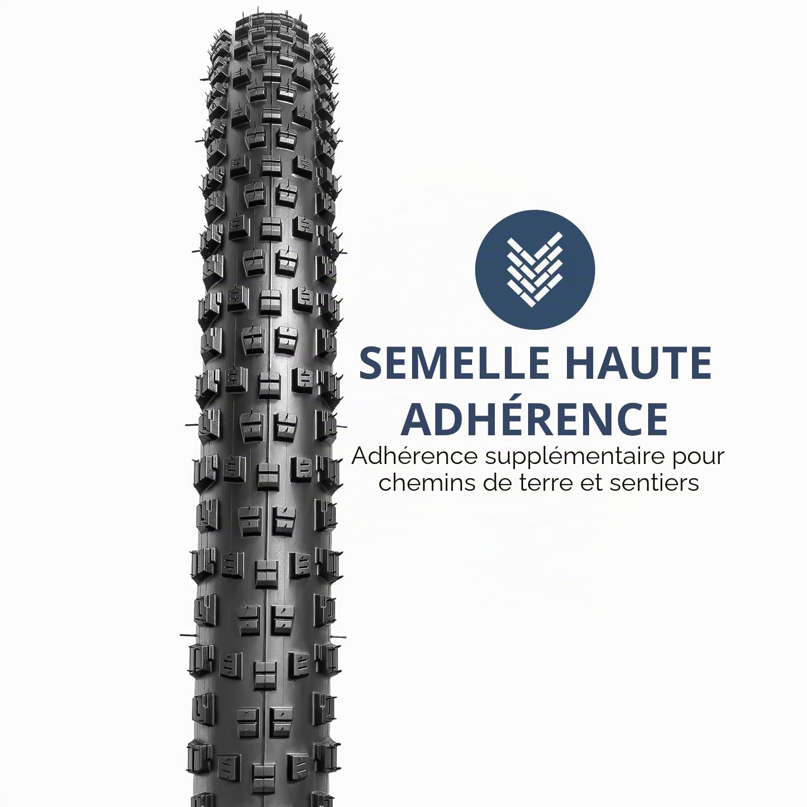 YunSCM 2-Pack 60TPI Anti-Crevaison Pneus 29 Pouces 29x2.10 ETRTO 54-622 et 2 Chambres à air de 29x1.75/2.125 AV32mm Schrader Valve Compatible 29x2.0 29x2.10 29x2.125 57-622 Pneus et Chambre à air