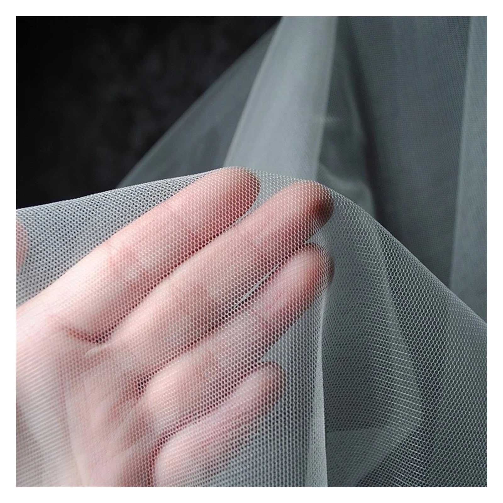 Tüllrolle Weicher Netzstoff for Nähen von Hochzeitskleidern, Abendkleidern, flauschigen Röcken, DIY-Hochzeitshintergrunddekoration, nicht elastisch(Color 16,3yard)