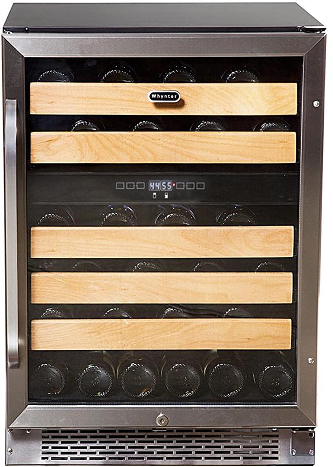 Whynter 46-Bottle Dual Temperature Zone Built-In Wine Refrigerator