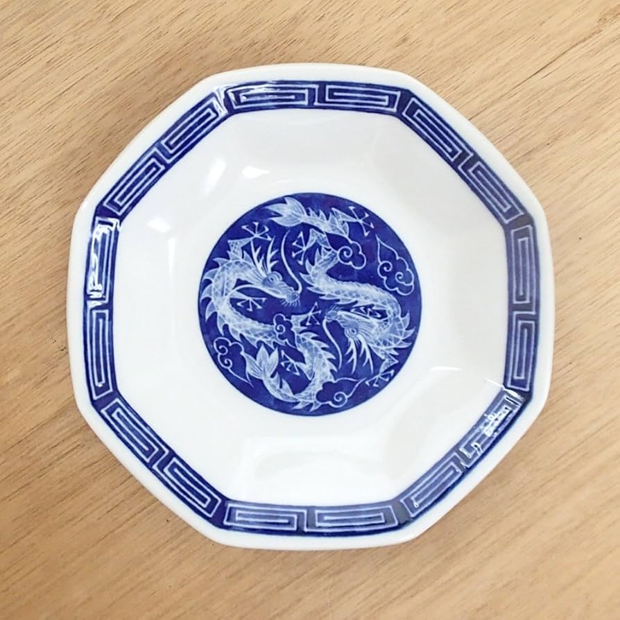 龍の大きなお皿 龍の大きなお皿 染錦龍鳳凰文輪花銘々皿 | 辻