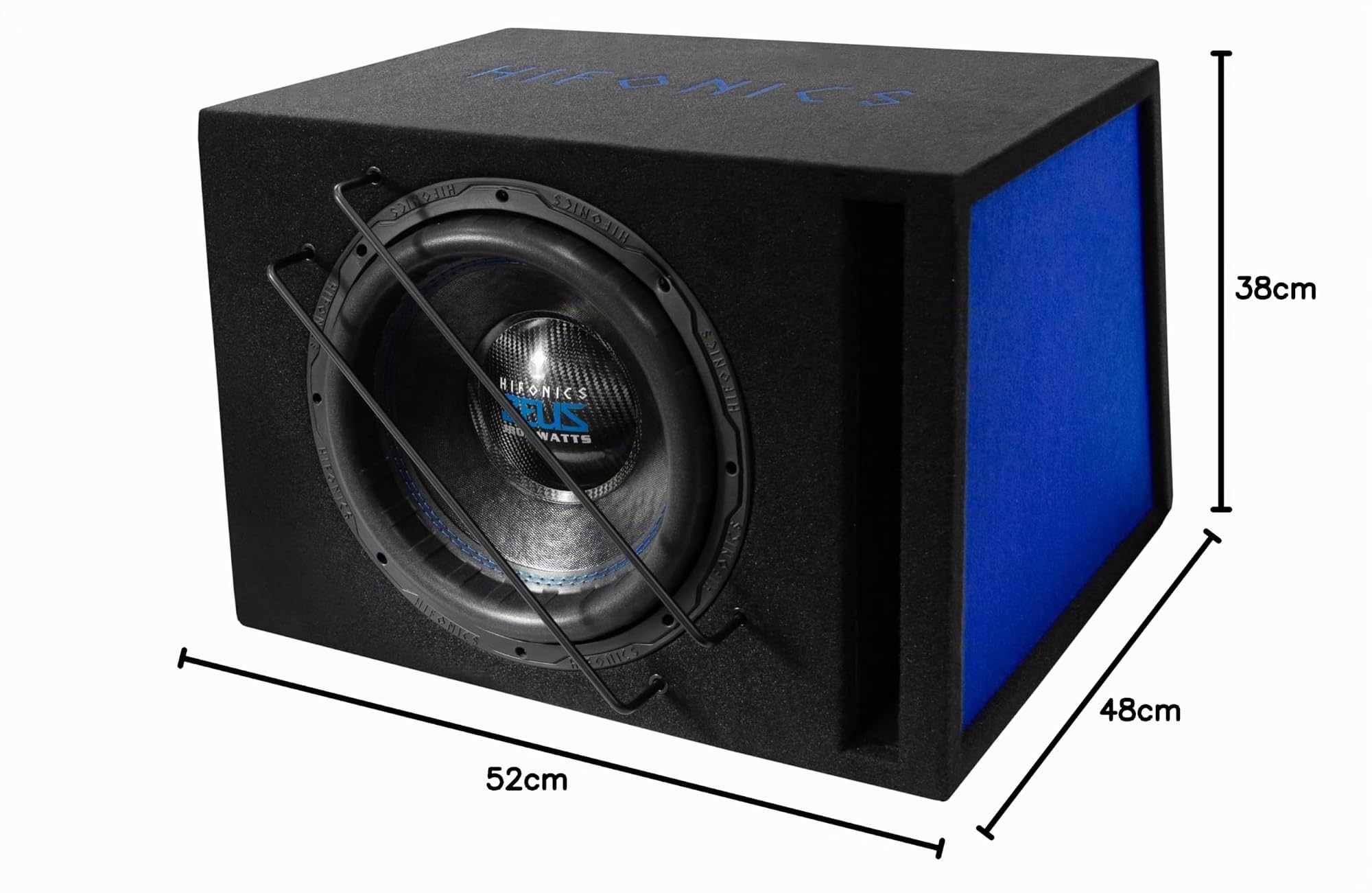 Hifonics ZSPL12R - 30 cm (12“) SPL Subwoofer Box aus der Zeus Serie | bis zu 1800 W Peak max.