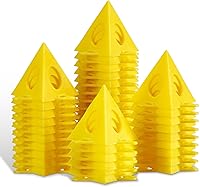 KATA 36pcs Painters Pyramid Stands for Cabinet Doors, Canvas Risers - Non-Stick Mini Paint Tripods for DIY Painting, Staining & Pouring