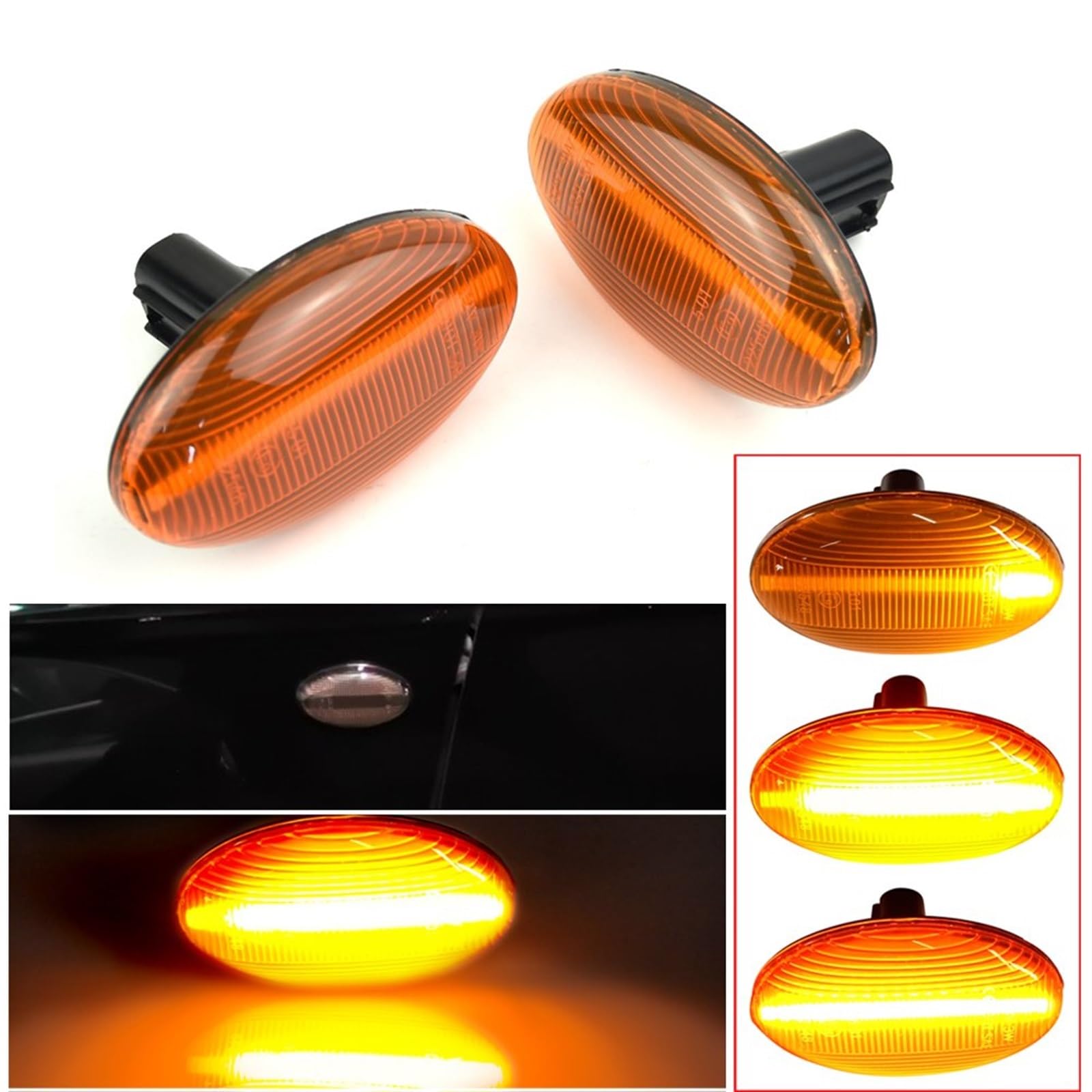 Auto Blinker Licht Für Impreza Für WRX Sti 2002-2007 Für Forester 2001-2005 Für Liberty 2000-2003 Auto Styling 2 Stück Dynamische