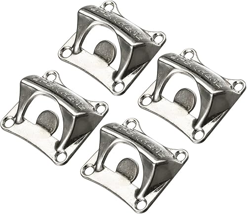 uxcell Abrebotellas montado en la pared, de hierro fundido de 2.5 x 2.2 pulgadas, abridor de botellas de cerveza, herramientas para cafeterías,